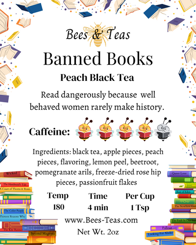 Banned Books - Peach Black Tea