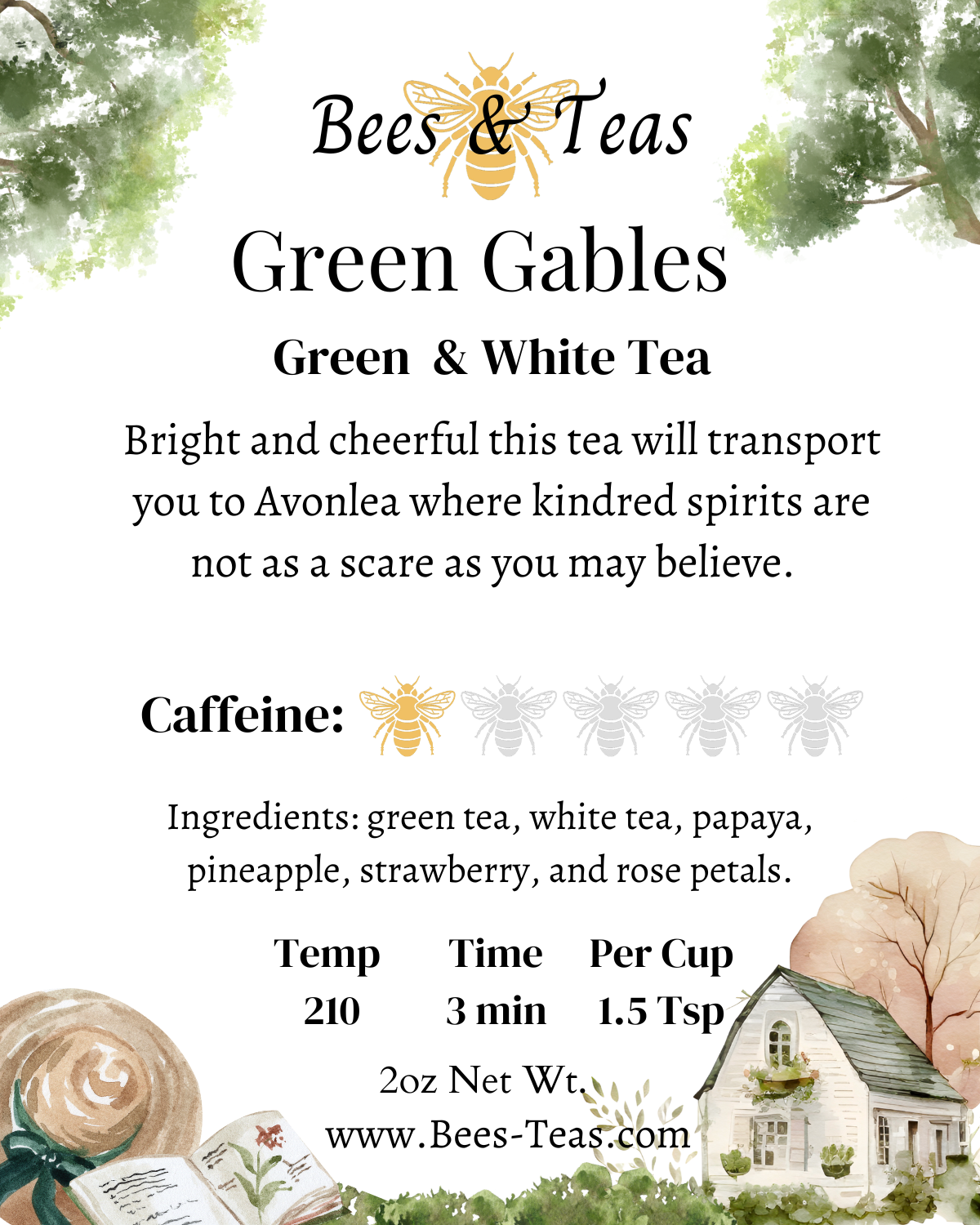 Green Gables- Green Tea
