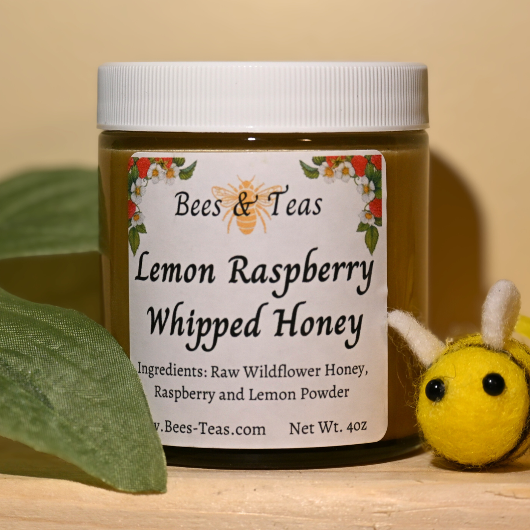 Lemon Raspberry Whipped Honey
