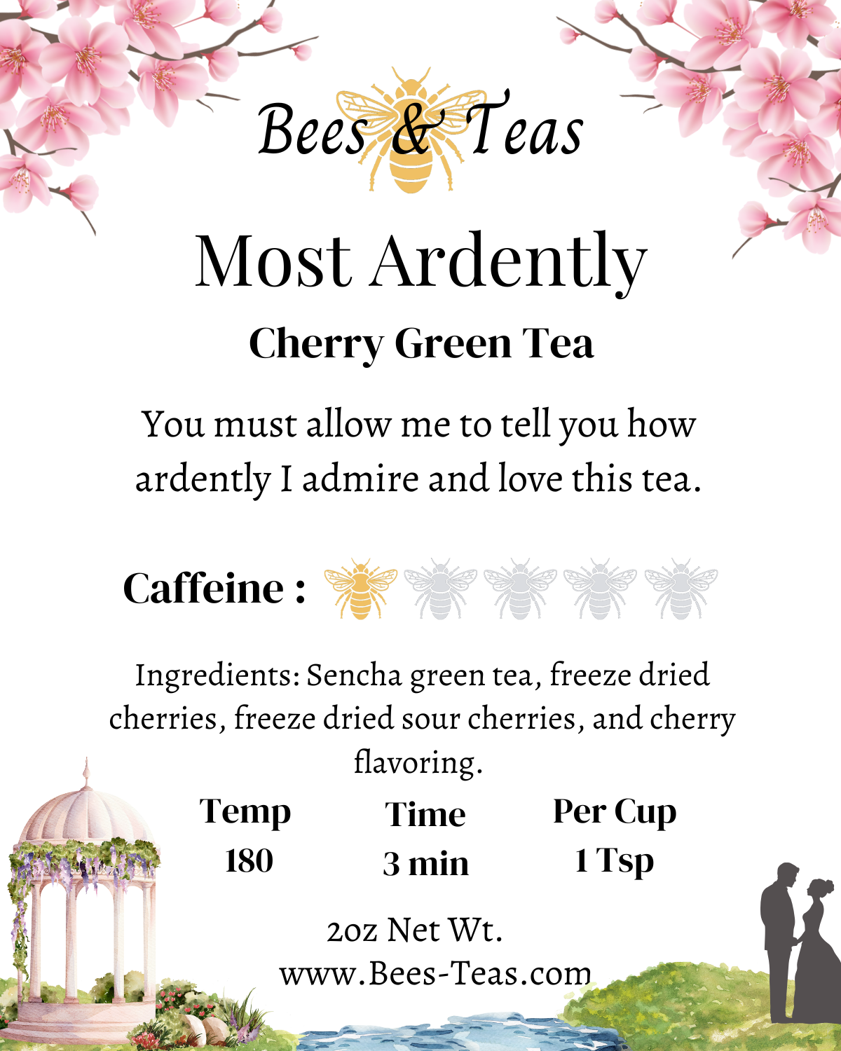 Most Ardently - Cherry Green Tea