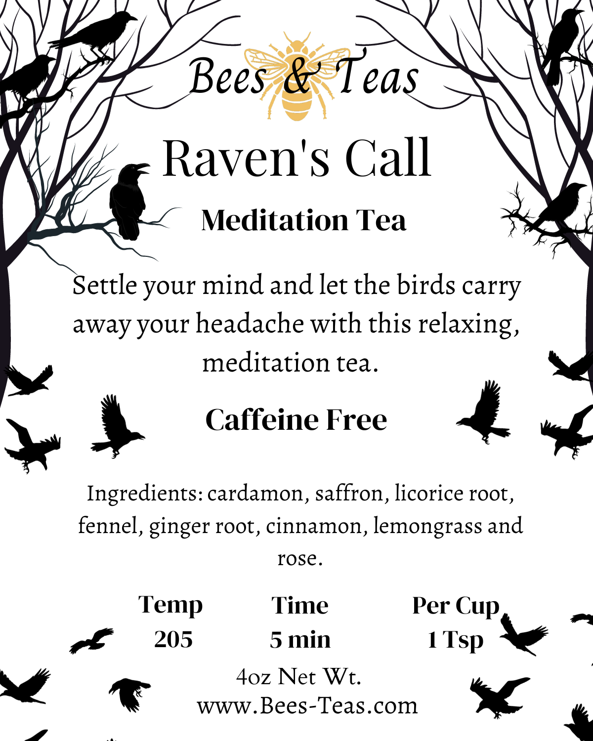Raven's Call - Meditation Tea