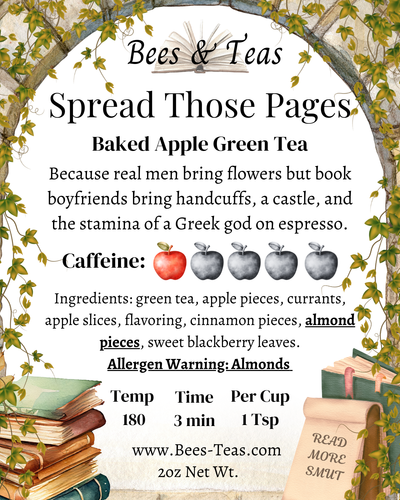 Spread Those Pages - Baked Apple Green Tea