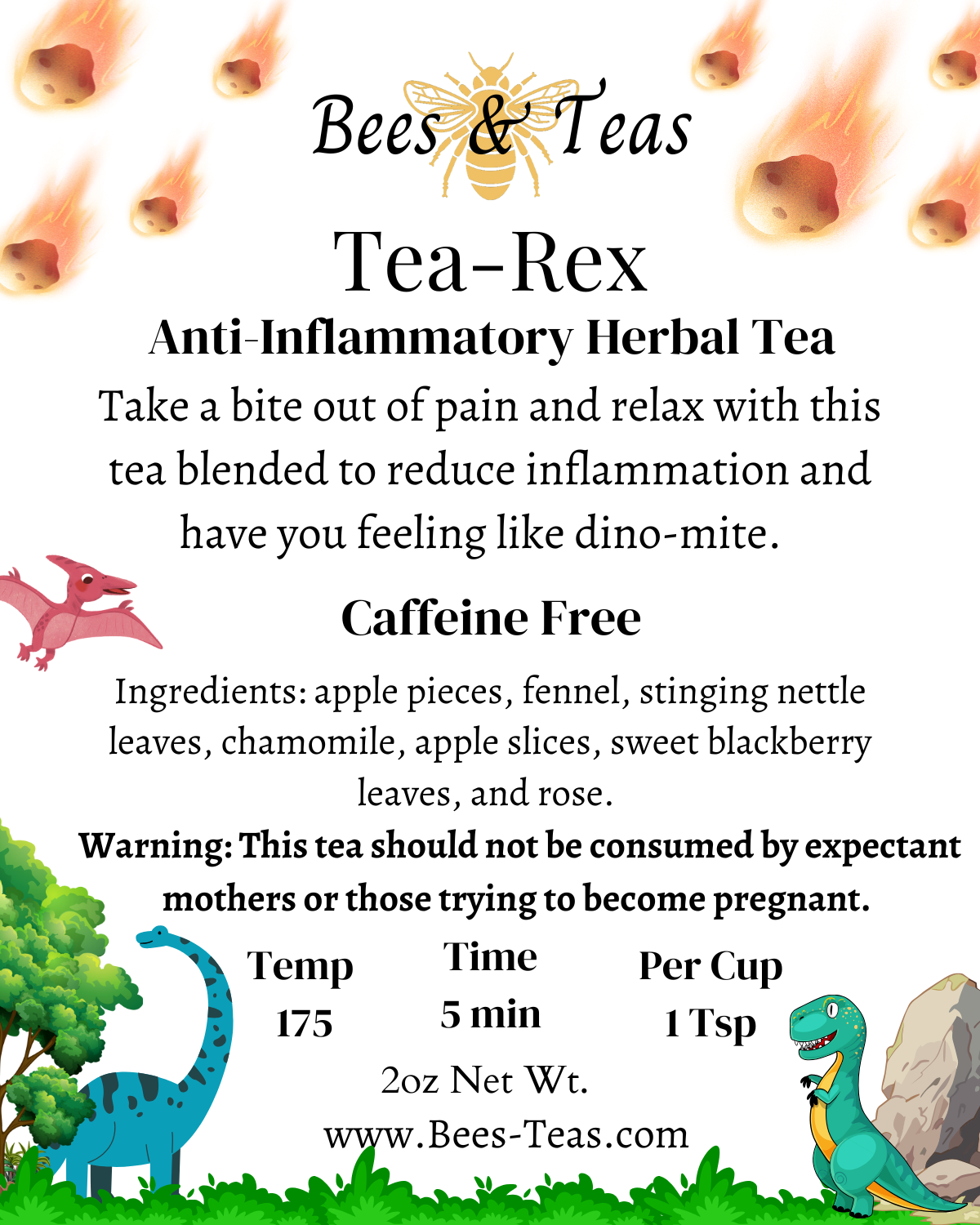 Tea-Rex Anti-Inflammatory Herbal Tea